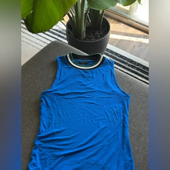 Topshop Vibrant Blue Midi Dress - Picture 8 of 8